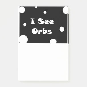 Ich sehe Orbs-post-it-notes Post-it Klebezettel