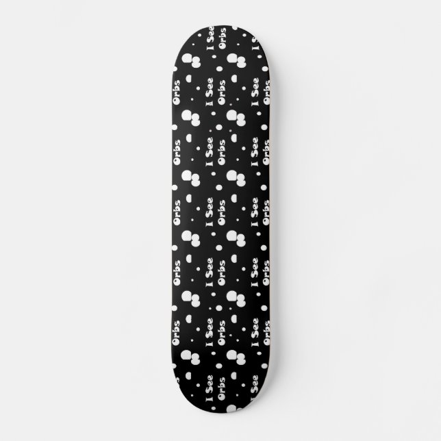 Ich sehe Orbs-Skateboard Skateboard (Vorderseite)
