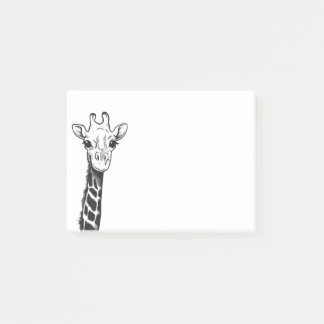 ICH SEHE SIE GIRAFFE POST-IT KLEBEZETTEL