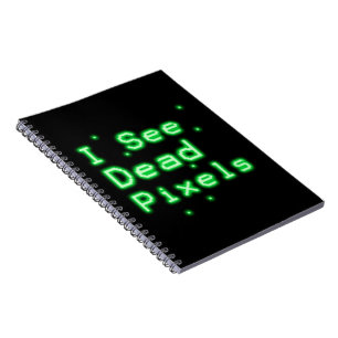 Ich sehe tote Pixel Notizblock