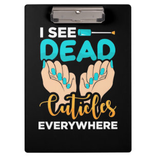 Ich sehe überall Kuchen Klemmbrett