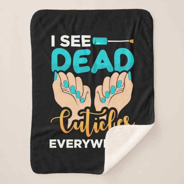 Ich sehe überall Kuchen Sherpadecke (Vorderseite)