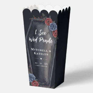 Ich sehe verheiratete Leute Sarg Floral Gothic Hoc Geschenkschachtel