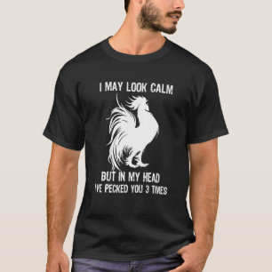 Ich sehe vielleicht ruhig aus, aber in meinem Kopf T-Shirt