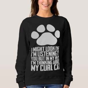 Ich sehe vielleicht so aus, als würde ich dir zuhö sweatshirt