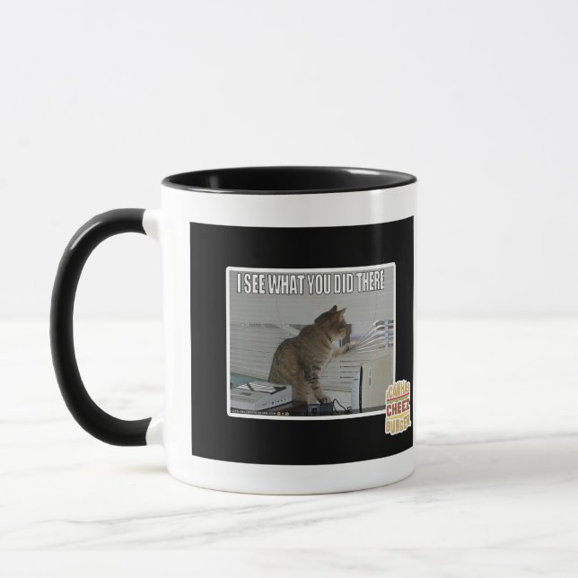 Ich sehe, was Sie dort taten Tasse (Links)