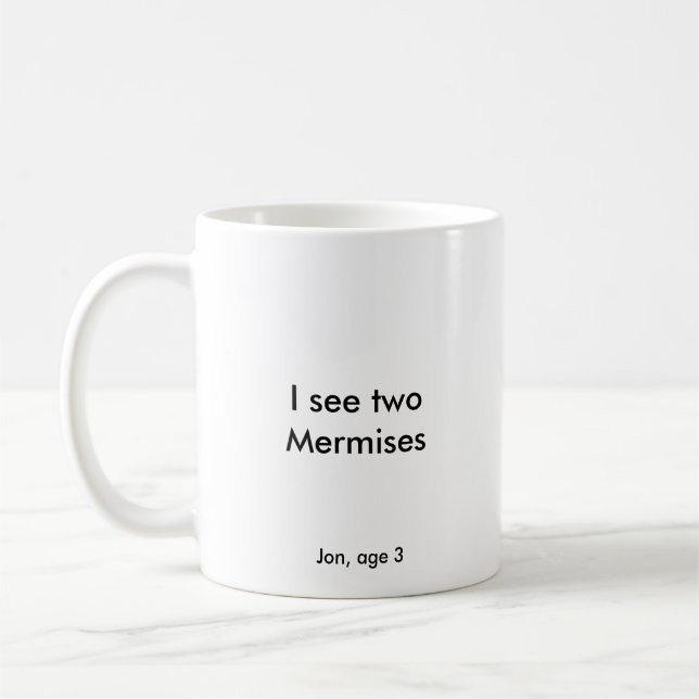 Ich sehe zwei mermises kaffeetasse (Links)