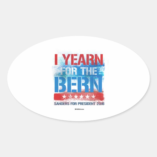 Ich sehne mich nach Bern Ovaler Aufkleber (Vorderseite)