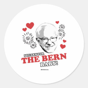 Ich sehne mich nach dem Bern-Baby Runder Aufkleber