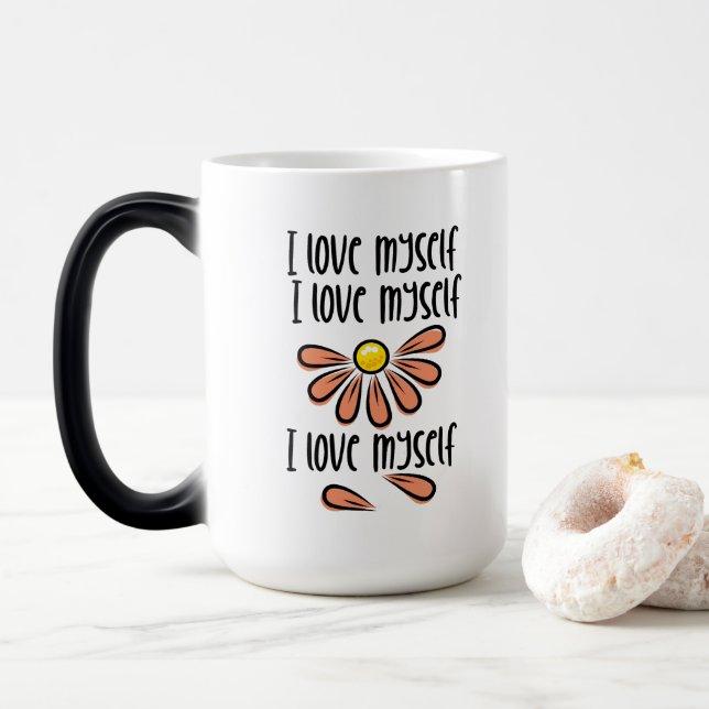 Ich selbst Liebe Verwandlungstasse (Mit Donut)