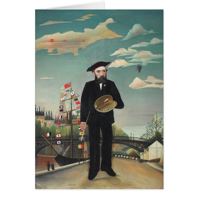 Ich selbst Portrait Landscape 1890, Henri Rousseau (Vorne)