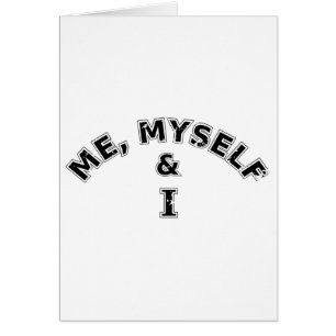 Ich selbst und ich Typografie