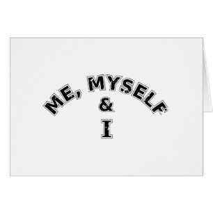 Ich selbst und ich Typografie