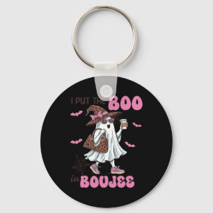 Ich setze den Boo in Boujee Halloween Niedlicher L Schlüsselanhänger