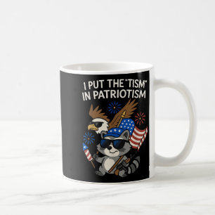 Ich setze den Tismus in den Patriotismus Athletic Kaffeetasse
