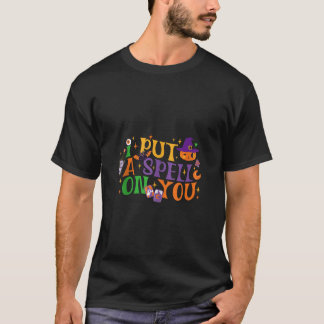 Ich setze dir einen Zauber auf farbenfrohe Buchsta T-Shirt