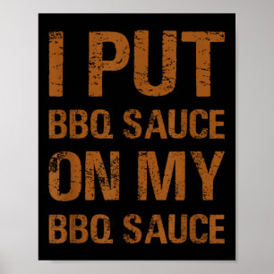 Ich setze Grillen Sauce auf meine Grillen Sauce Fu Poster