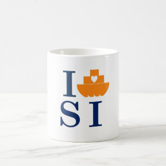 Ich setze Staten- IslandTasse über Kaffeetasse