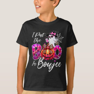Ich setzte das Boo in Boujee süßer Leopard Boujie T-Shirt