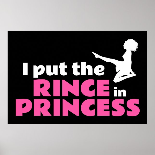 Ich setzte den Rinse in die Prinzessin Irische Tan Poster (Vorne)