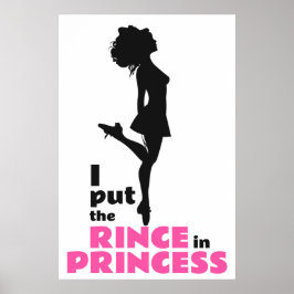 Ich setzte den Rinse in die Prinzessin Irische Tan Poster