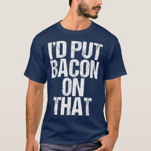 Ich setzte den Schweinefleisch-Feinschmecker auf d T-Shirt