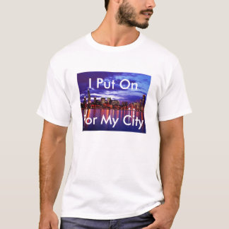 Ich setzte mich an für meine Stadt T-Shirt