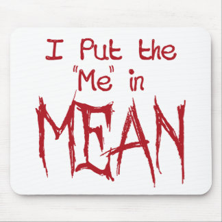 Ich setzte mich in gemeines ein mousepad