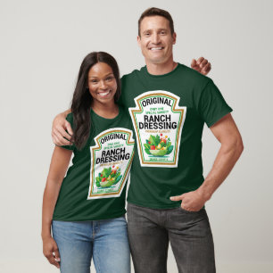 Ich setzte Ranch auf meinen Ranch-Green-Sauce-Sala T-Shirt
