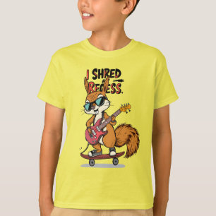 Ich shredde eine Pause Cooler Eichhörnchen Gitarre T-Shirt