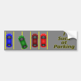 Ich sind zum Kotzen am Parken Autoaufkleber