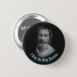 Ich singt den Körper Elektro: Color Walt Whitman Button
