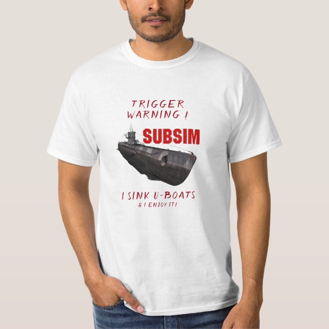Ich sinke gerne U-Boote T-Shirt (Vorderseite)