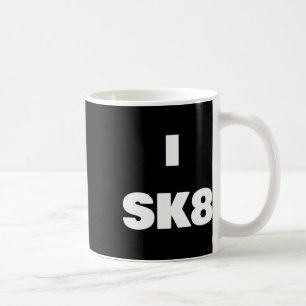 Ich skate! Skateboarding-Shirt für Jungen und Mädc Kaffeetasse