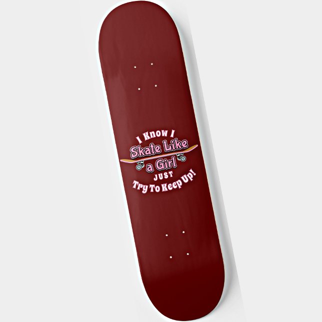 Ich Skate wie ein Mädchen versuche Skateboard Beha (Von Creator hochgeladen)