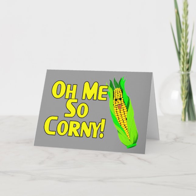 Ich so corny karte (Vorderseite)