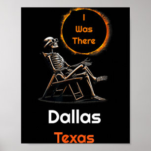 Ich Sonnenfinsternis Dallas Texas Da Poster