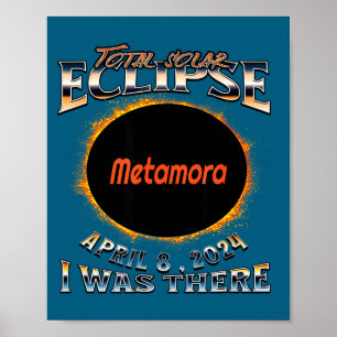 Ich Sonnenfinsternis Metamora Indiana Da Poster