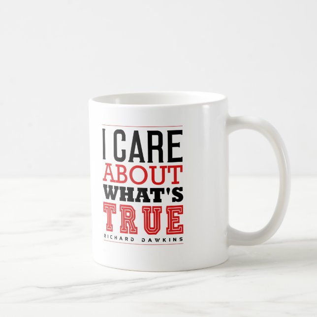 ICH SORGE FÜR DIE WAHRHEIT - Dawkins Kaffeetasse (Rechts)
