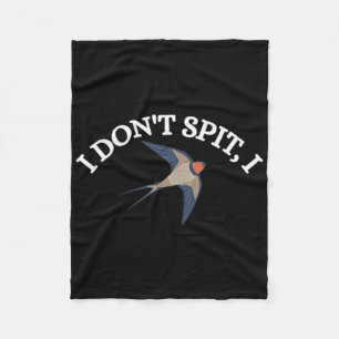 Ich spalte nicht, ich schlucke Bird Design Bird Wa Fleecedecke