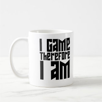 Ich spiele, also bin ich. kaffeetasse