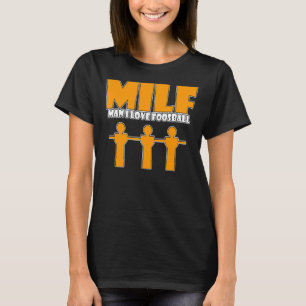 Ich spiele am Fußball-Tisch Real Men spinnen 1 T-Shirt