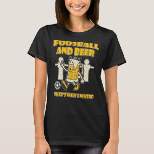 Ich spiele am Fußball-Tisch Real Men spinnen 2 T-Shirt