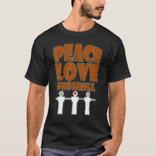 Ich spiele am Fußball-Tisch Real Men spinnen T-Shirt