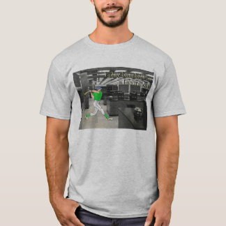 Ich spiele Baseball in einem Labor T-Shirt