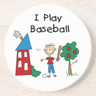Ich spiele Baseball Untersetzer
