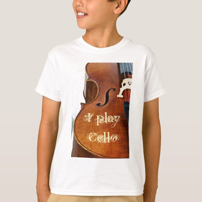 Ich spiele Cello T-Shirt (Vorderseite)