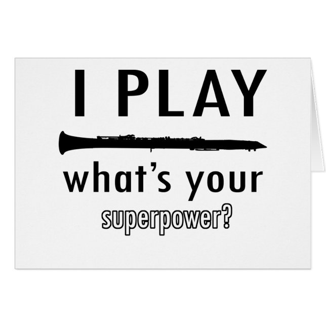 Ich spiele den Clarinet (Vorderseite (Horizontal))