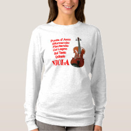 ICH SPIELE DIE VIOLA T-Shirt