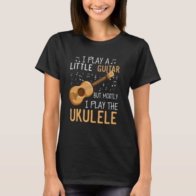 Ich spiele ein bisschen Gitarre, aber meistens spi T-Shirt (Vorderseite)